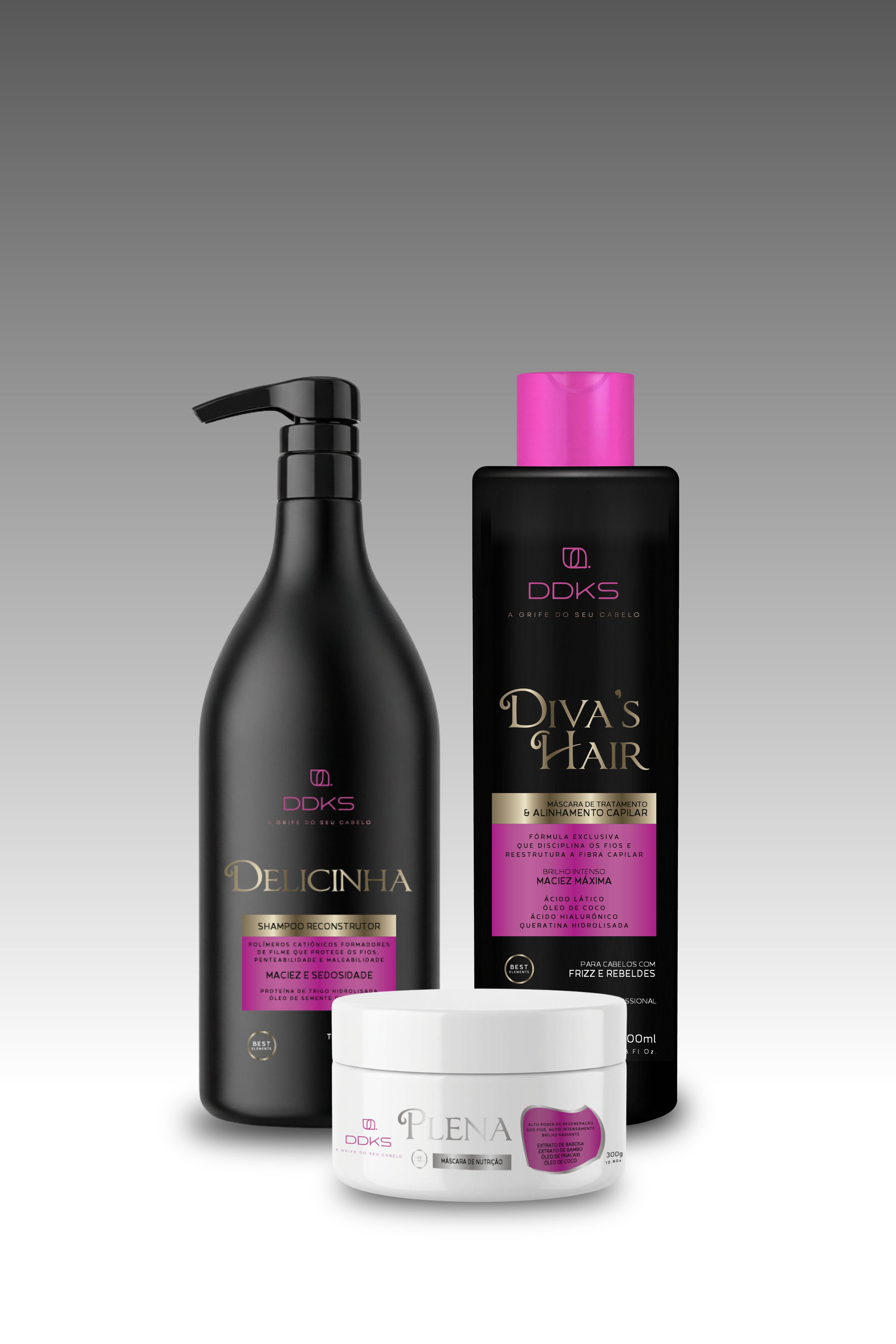 Kit Básico - Shampoo + Progressiva + brinde Plena